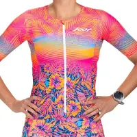 Zoot Ltd Aero Short Sleeve Tri Jersey Multicolore XS Femme