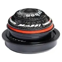 Massi Head Set Cm-722mtb 1-1/8-1.5 Carbon Semi-integrated Steering System Noir 1 1/8 - 1.5´´