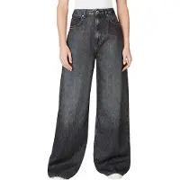 Pepe Jeans pour femme. PL20490269S1 Jeans Loose noir (28/30), Casuel, Coton, Denim