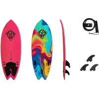 CBC Scott Burke Fish 5'2'' Planche à voile Multicolore 157.5 cm Multicolore 157.5 cm