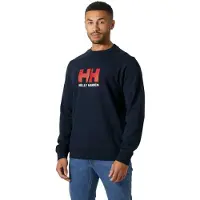 Helly Hansen pour homme. 54583 Sweatshirt Logo navy (XL), Casuel, Coton, Marine