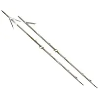 Pathos Roller Ow Medium Single Barb 7 Mm Spearshaft Argenté 120 cm
