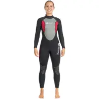 Abysstar Sidney 2.5 Mm Woman Diving Wetsuit Gris S Femme