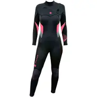 Seland Galea Iv 3.2 Mm Woman Long Sleeve Chest Zip Neoprene Suit Noir M Femme