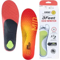 Sidas 3feet Eco Winter Mid, semelle, rouge