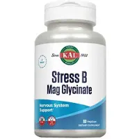 Kal Stress B Mag Glycinate Vitamins Capsules 60 Units Clair