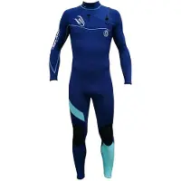 Seland Ht Emerid Kids 3/2 Mm Long Sleeve Chest Zip Neoprene Suit Bleu 12 Years Garçon