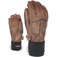 Level Off Piste Leather Gloves Marron 11 Homme