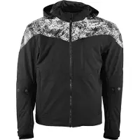 Rusty Stitches William Hoodie Jacket Noir S Homme