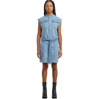 G-Star Pocket Sleeveless Short Dress Bleu XS Femme