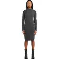 G-Star Washed Slim Fit Long Sleeve Short Dress Gris 2XS Femme