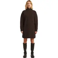 G-Star Cable Loose Long Sleeve Dress Marron L Femme