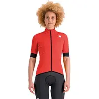 Sportful Fiandre Light No Rain Short Sleeve Jacket Rouge S Femme