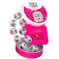 Asmodee Story Cubes Fantasía Board Game Spanish Version Rose Enfants