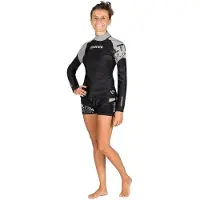 Mares Ultra Skin Long Sleeve Thermal T-shirt Noir XS Femme