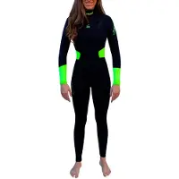 Kynay Combinaison En Néoprène à Manches Longues Et Fermeture éclair Sur La Poitrine Pour Femme Surf Ultra Stretch Thermal 5-4 Mm