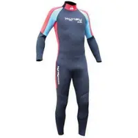 Kynay Full Elastic 5 Mm Long Sleeve Back Zip Neoprene Suit Bleu M Homme