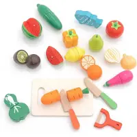 Robin Cool Montessori Method Eco Fruit Wooden Vegetables Doré 3 Years Enfants