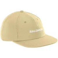 Salomon Logo Flat Cap Beige S-M