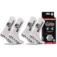 Tape Design Double Pack Allround Classic Long Socks Blanc EU 37-48 Homme