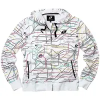 One Industries Metropolis Full Zip Sweatshirt Blanc M Homme