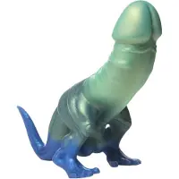 Creature Cocks - gode dinosaure réaliste - silicone vert