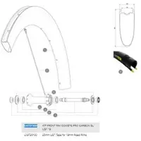 Mavic Jante Comete Pro Carbon Sl Ust 19 Front