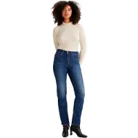 Levi's 724 Straight High Waist Jeans Bleu 24 / 30 Femme