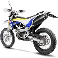 Leovince Nero Evo Husqvarna 701 Enduro/supermoto 17-19 Not Homologated Muffler Argenté Not Homologated