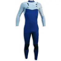 Kynay Surf Ultra Stretch 2 Mm Long Sleeve Chest Zip Neoprene Suit Bleu M Homme