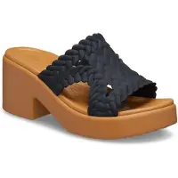 Crocs Brooklyn Woven Heel Slides Marron EU 33-34 Femme