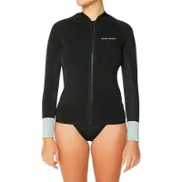 Ocean & Earth Paddle 1.5 Mm Woman Long Sleeve Front Zip Shorty Noir 6 Femme