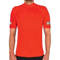Ocean & Earth Comp Short Sleeve Rash Guard Rouge XL Homme