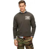 Superdry pour homme. M2014090A Sweat Athletic ESS gris chiné (XXL), Casuel, Coton