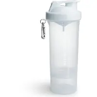 Smartshake Shaker mince pour le sport + récipient Couleur blanc pur 500 ml