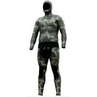 Picasso Thermal Skin Camu Hw 7 Mm Spearfishing Wetsuit Gris 3XL Homme
