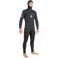 Abysstar Pacific Supreme Nylon Plush 5 Mm Diving Wetsuit Noir 2XL Homme