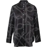 s.Oliver Chemisier noir / blanc