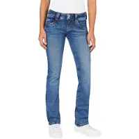 Pepe Jeans pour femme. PL204159XV6 Jeans Gen navy (24/30), Casuel, Coton, Denim
