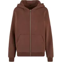 Build Your Brand Fluffy Full Zip Sweatshirt Marron 5XL Femme
