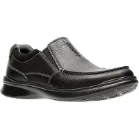 Clarks pour homme. 26131593 Cotrell Free chaussures en cuir noir (39.5), Plat, Aucun, Casuel