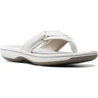 Clarks Shoes Brinkley Sea Flip Flops Blanc EU 38 Femme