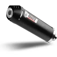 MIVV Oval Honda Integra 750 2016-20/nc 750 S/x 2016-22 H.065.l3c Homologated Slip On Muffler Argenté Homologated