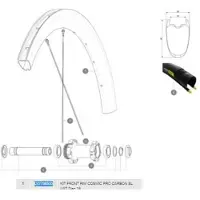 Mavic Jante Cosmic Pro Carbon Sl Ust Disc 19 Front