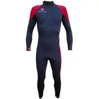 Seland Somo 3.2 Mm Junior Long Sleeve Back Zip Neoprene Suit Noir 24 Months Garçon