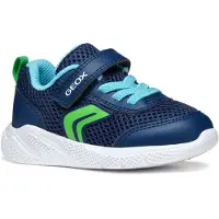 Geox Garçons Baskets B454UC 01454 CF43U Couleur : Bleu Taille : 22