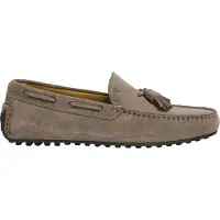 Hackett London pour homme. HMS21486 Driver Tassel Moccasins Beige (41), Cuir, Plat, Casuel, Classique