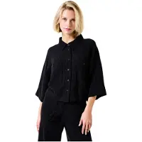 Garcia femme Chemise, S, Noir