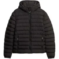 Superdry pour homme. M5012290A Veste Fuji à capuche noire (3XL), Casuel, Polyester