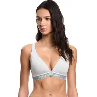 Emporio Armani Iconic Logoband Bra Gris XS Femme